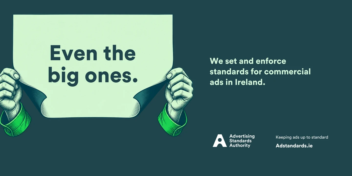 Even the big ones. Advertising Standards Authority outdoor concept.